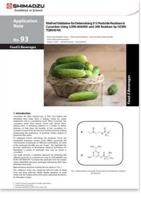 From Farm to Lab: Uncovering 692 Different Pesticide Residues in Cucumbers